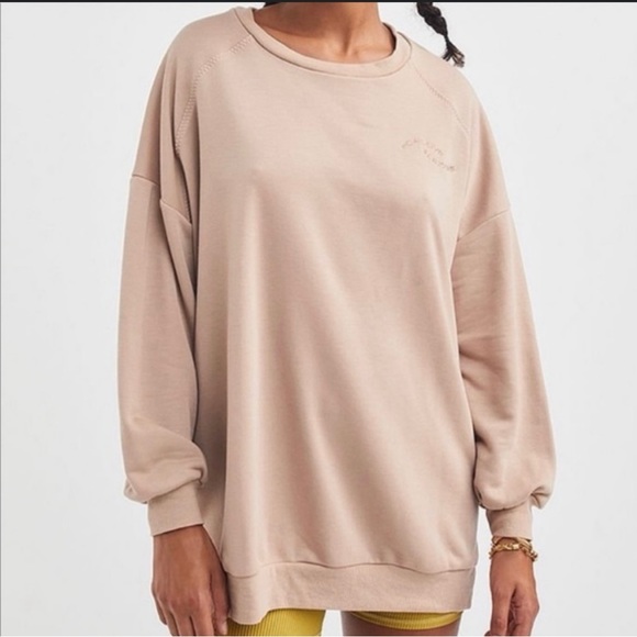 For Love & Lemon’s Oversized Tan Sweatshirt/ Size XS/ Fot Love & Lemon’s - Picture 1 of 6